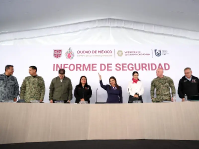 CDMX registra caída histórica en homicidios y delitos de alto impacto durante febrero