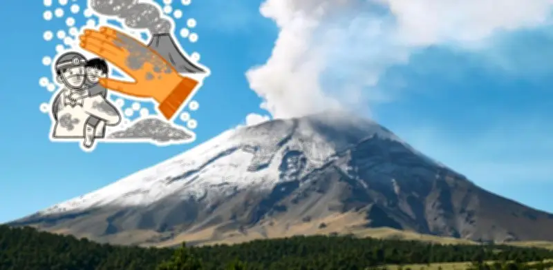 Ceniza del Popocatépetl: Efectos en la Salud y Medidas de Protección para la Población