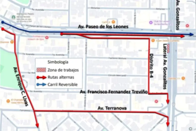 CFE Anuncia Restricciones Viales en Gonzalitos por Obras de Mantenimiento