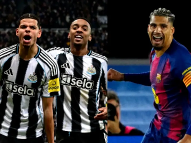 Champions League: Newcastle recibe al Barcelona en histórica eliminatoria de octavos