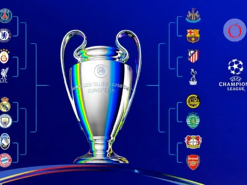 Champions League: Resultados de octavos de ida con goleadas y empates clave
