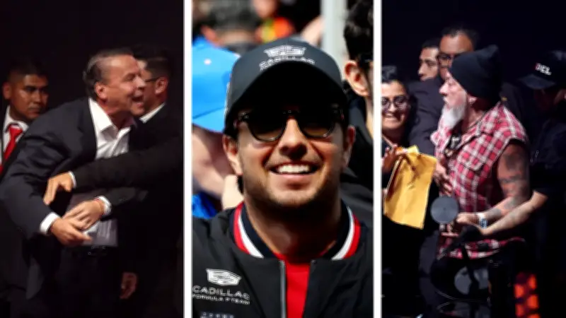 Checo Pérez sigue la pelea Adame vs Trejo desde su avión privado tras GP de China