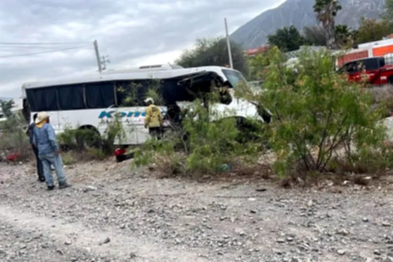 Choque entre camión y tren deja dos heridos graves en incidente vial