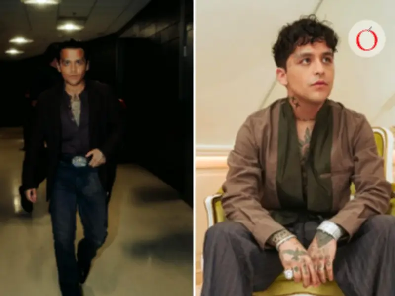 Christian Nodal reaparece sin tatuajes faciales tras sesiones de láser