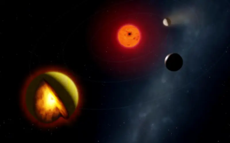 Científicos descubren un planeta único con océano de magma y azufre