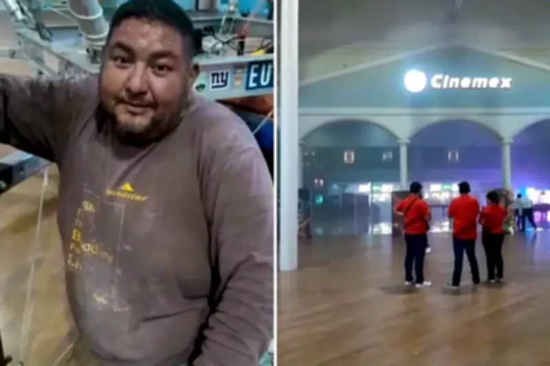 Ciudadanos ayudan a sofocar incendio en cine de Monterrey; no hay heridos