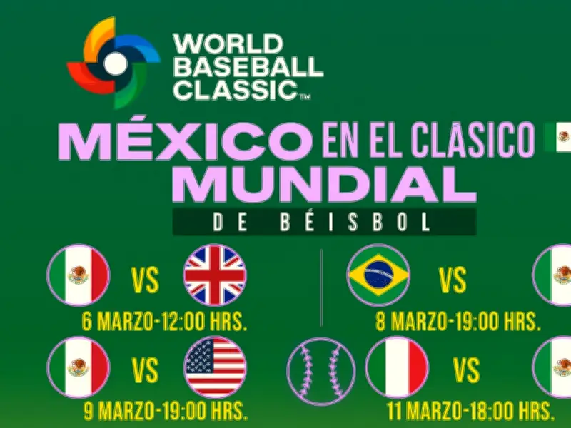 Clásico Mundial de Béisbol 2026: México busca gloria y boleto olímpico en torneo global