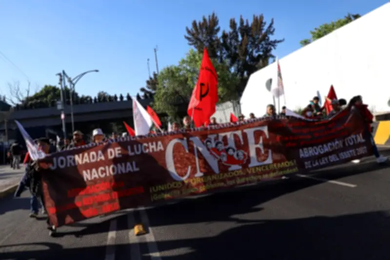 CNTE anuncia paro nacional de 72 horas y marcha en CDMX contra reformas