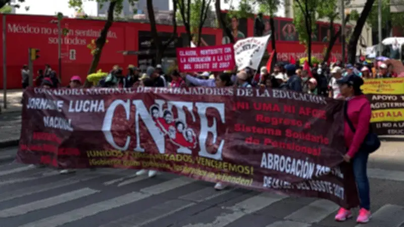 CNTE exige diálogo directo con Sheinbaum y amenaza con paro nacional indefinido
