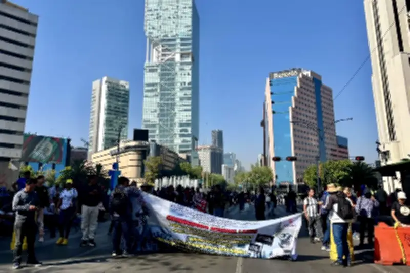 CNTE libera Paseo de la Reforma tras 8 horas de bloqueo por demandas educativas