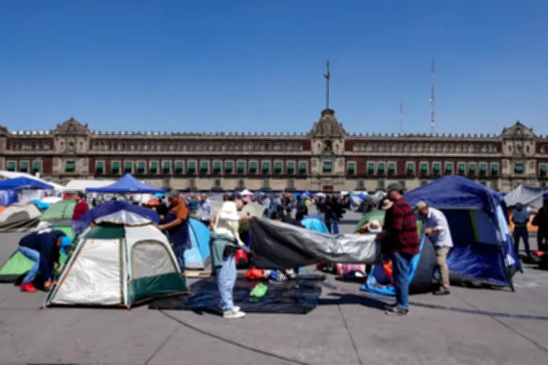 CNTE retira plantón del Zócalo pero amenaza con regresar durante Mundial 2026
