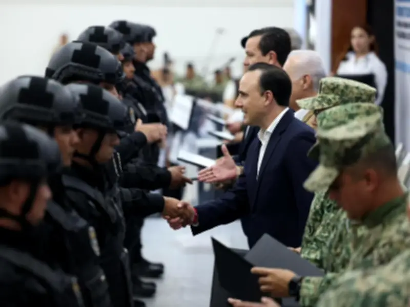 Coahuila fortalece seguridad con graduación de 384 nuevos elementos policiales y fiscales