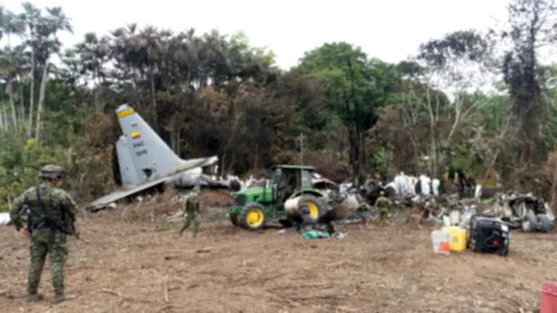 Colombia decreta uto nacional por 69 militares fallecidos en accidente aéreo en Putumayo