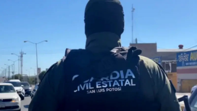 Comando armado ataca a Guardia Civil en Villa de Reyes, San Luis Potosí; tres detenidos
