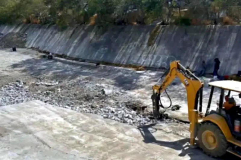 Conagua invierte 20 millones de pesos en rehabilitación del Arroyo El Obispo