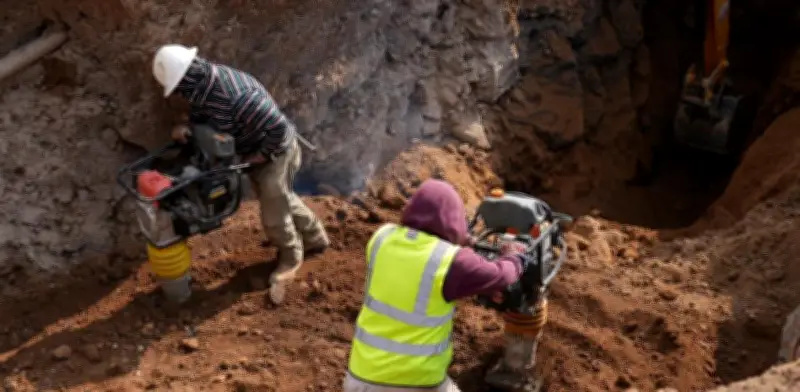 Concluye reparación de socavón en Circuito Estadio Azteca tras daño en red de drenaje