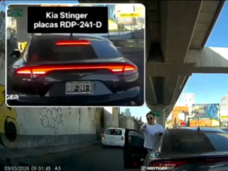 Conductor dispara en vialidad de Santa Fe tras conflicto vial; víctima comparte video