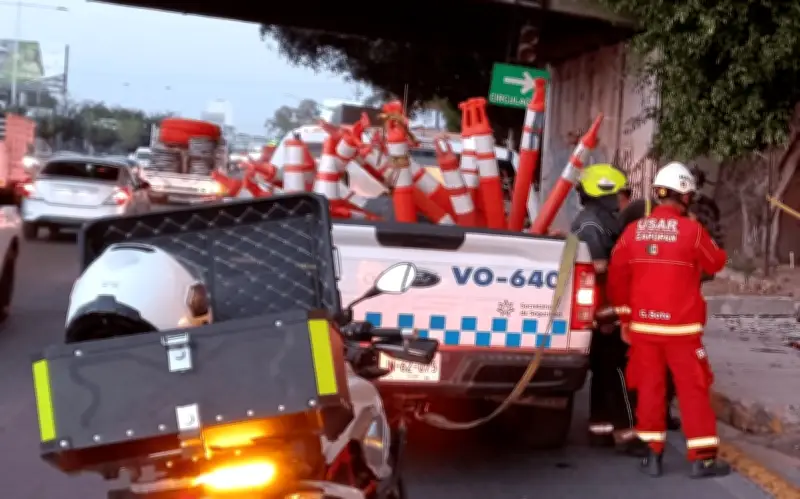 Conductor fallece en trágico accidente vial en avenida López Mateos de Zapopan