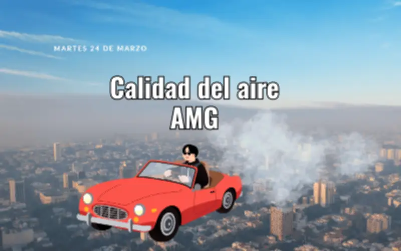 Contaminación en Guadalajara: SEMADET reporta mala calidad del aire este martes 24 de marzo