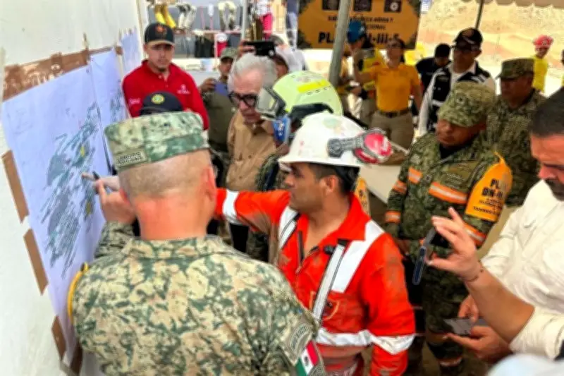 Continúa la intensa búsqueda de mineros atrapados en Sinaloa tras derrumbe