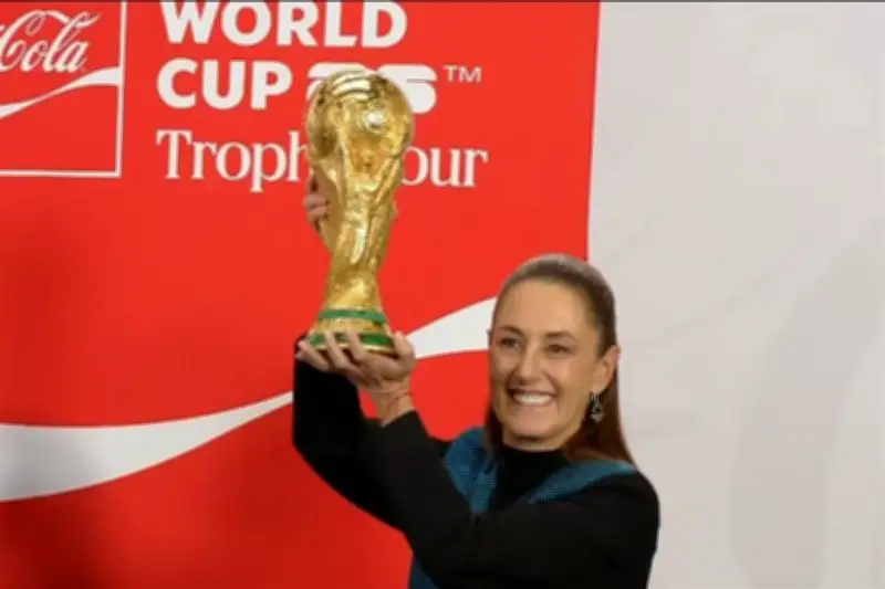 Copa FIFA llega a México en gira previa al Mundial, con exhibición en CDMX