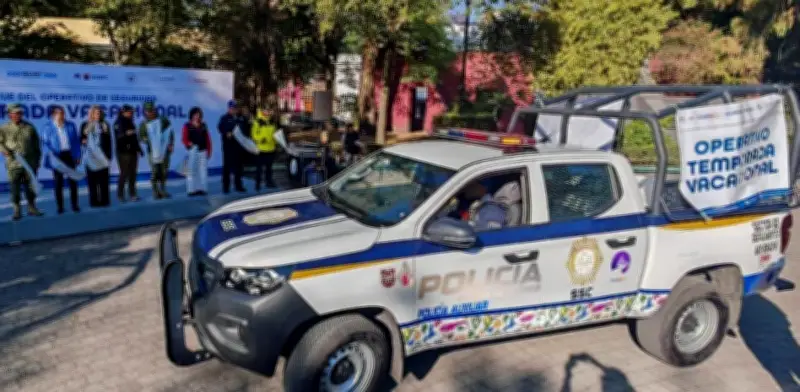 Coyoacán implementa operativo de seguridad 24/7 durante Semana Santa