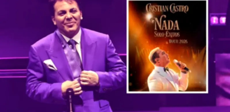 Cristian Castro anuncia nuevas fechas en CDMX para su gira 2026 de éxitos