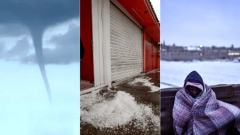 Cuarta Tormenta Invernal Azota México con Nevadas, Granizo y Riesgo de Tornados