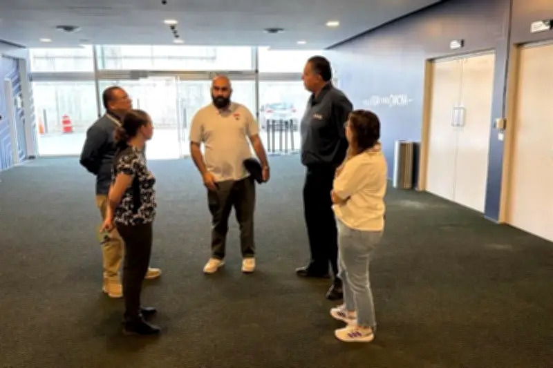 Cuerpo Técnico de Irak Inspecciona el Estadio BBVA de Monterrey