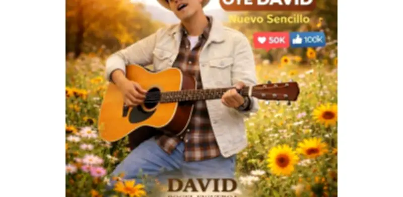 David Rogel Figueroa transforma carta de fan en éxito musical con estrategia digital