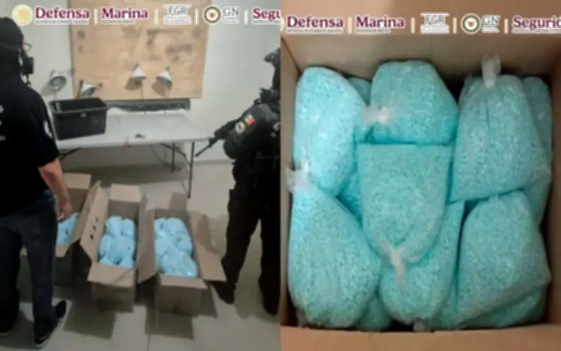 DEA felicita a México por incautación récord de 270 kilos de fentanilo en Colima