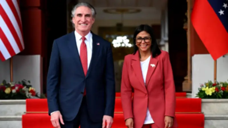 Delcy Rodríguez recibe a funcionario de EE. UU. y agradece disposición de Trump