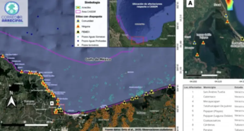 Derrame de petróleo en Veracruz y Tabasco sin atención oficial tras una semana