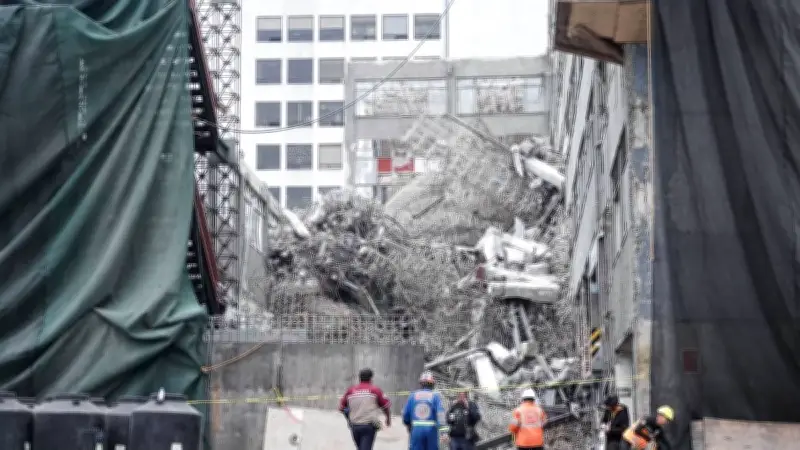 Derrumbe en CDMX deja un muerto, un herido y dos desaparecidos en la colonia Tránsito