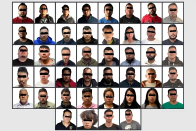 Desarticulan red de 44 falsos agentes de la Fiscalía en el Estado de México