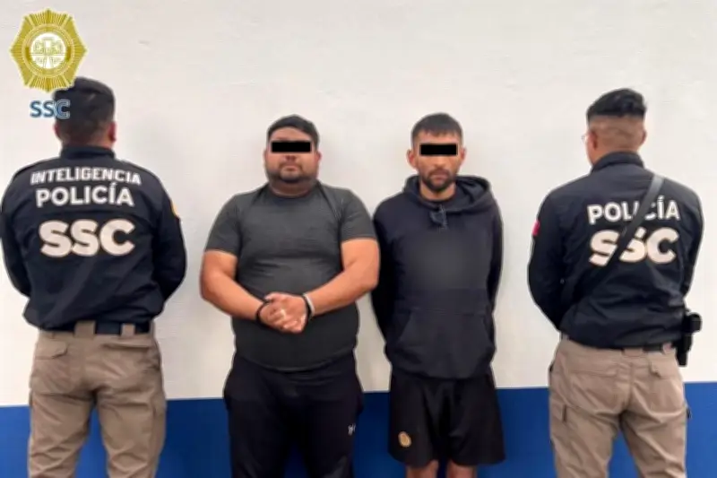 Detienen a dos sujetos por asalto violento a influencer en Toluca
