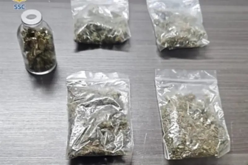 Detienen a joven con droga en inmediaciones de preparatoria en Monterrey