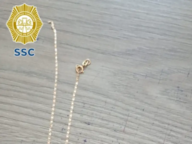 Detienen a pareja por robo de joyas de oro valuadas en 11 mil pesos en el Centro Histórico