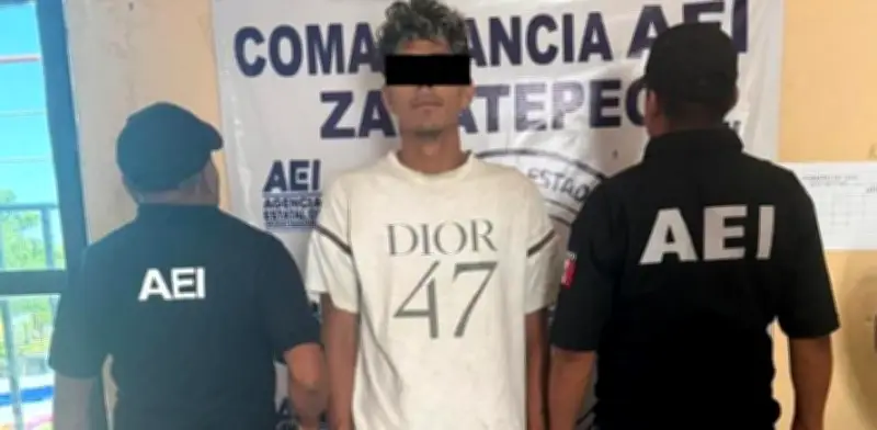 Detienen en Oaxaca a hondureño prófugo por feminicidio en hotel de Chiapas