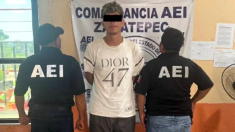 Detienen en Oaxaca a presunto feminicida hondureño por asfixia de mujer en hotel de Pijijiapan