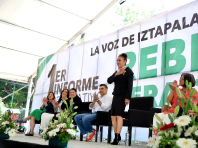 Diputada Rebeca Peralta rinde primer informe con logros para Iztapalapa