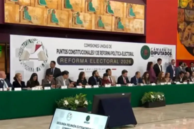 Diputados discuten en comisiones la reforma electoral que busca transformar el sistema