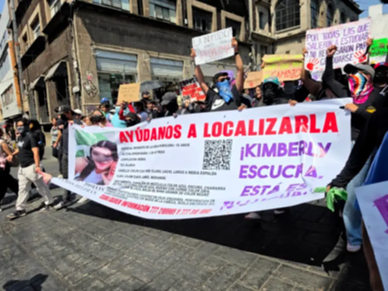 División en UAEM: Marchas enfrentadas por muerte de Kimberly Ramos en Morelos