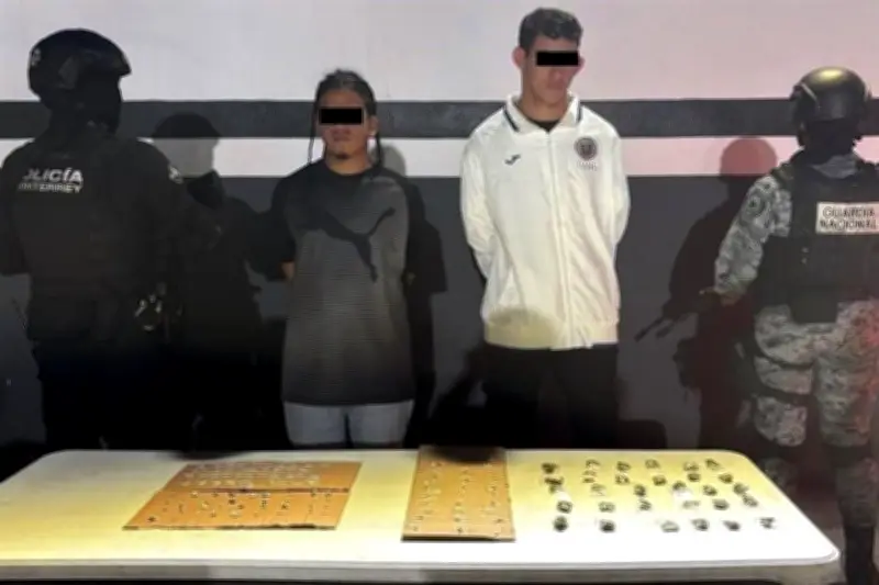 Dos detenidos con 124 dosis de droga en operativo de seguridad
