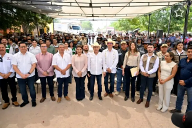 Durazo implementa plan integral en el sur de Sonora con salud, agua y obras públicas
