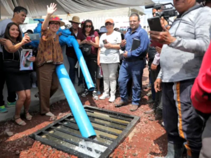 Ecatepec reactiva pozo San Agustín para abastecer agua a más de 19 mil habitantes
