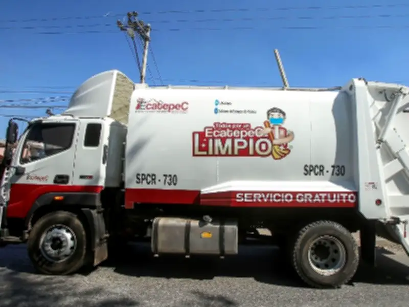 Ecatepec retira 750 toneladas de basura con programa nocturno gratuito
