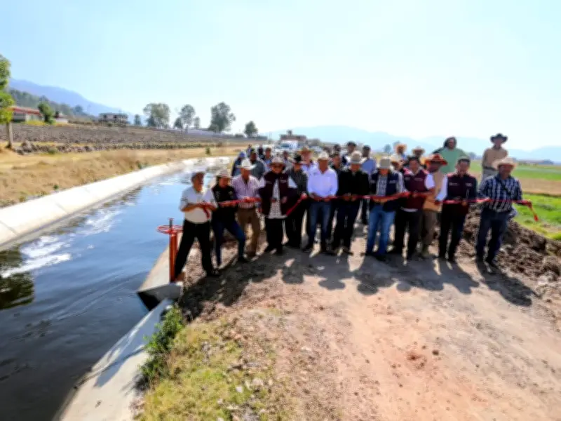 Edomex Impulsa la Modernización del Campo con Apoyos en Infraestructura Hidroagrícola