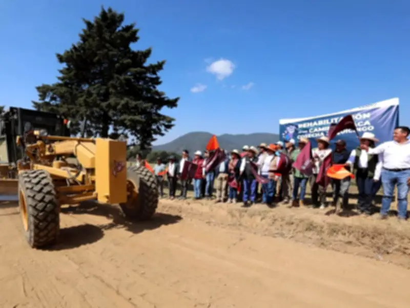 Edomex inicia obras de captación de agua y caminos en Joquicingo y Tenancingo