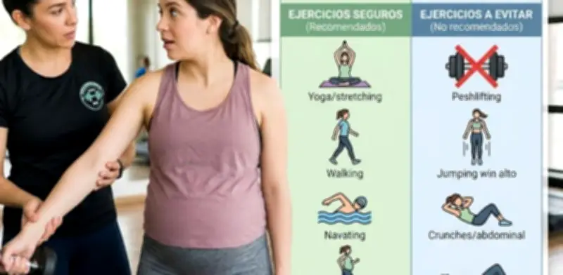 Ejercicios prohibidos durante el embarazo: qué evitar para proteger la salud materna y fetal